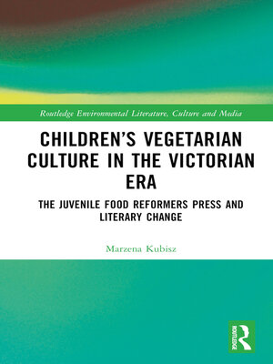cover image of Children's Vegetarian Culture in the Victorian Era
